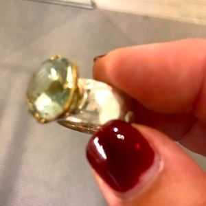 Green Amethyst Ring